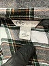 Cato 100% Rayon Plaid Black Long Sleeve Button-Down Shirt Size S - photo 7