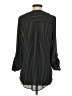 Apt. 9 100% Polyester Stripes Black Long Sleeve Blouse Size S - photo 2