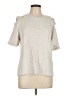 Nanette Lepore Gray Short Sleeve Top Size L - photo 1