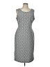 Assorted Brands Chevron-herringbone Gray Casual Dress Size L - photo 1