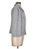 St. John Collection Houndstooth Gray Blue Blazer Size 12 - photo 4