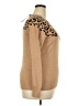 Merona Animal Print Tan Pullover Sweater Size XXL - photo 4