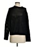 Velvet Solid Black Pullover Sweater Size S - photo 1