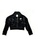 Nike 100% Polyester Graphic Black Track Jacket Size XS (kids) - photo 1