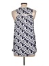 Eight Sixty 100% Polyester Blue Sleeveless Blouse Size L - photo 2