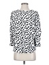 Assorted Brands Animal Print White Long Sleeve Blouse Size S - photo 1