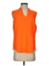 Cremieux Orange Sleeveless Blouse Size S - photo 1