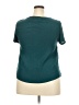 Forever 21 Plus 100% Rayon Teal Short Sleeve Blouse Size 2X - photo 2