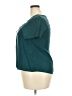 Forever 21 Plus 100% Rayon Teal Short Sleeve Blouse Size 2X - photo 5