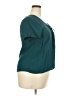Forever 21 Plus 100% Rayon Teal Short Sleeve Blouse Size 2X - photo 4