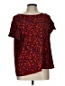 41Hawthorn 100% Polyester Red Short Sleeve Blouse Size L - photo 1