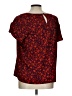 41Hawthorn 100% Polyester Red Short Sleeve Blouse Size L - photo 2