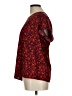 41Hawthorn 100% Polyester Red Short Sleeve Blouse Size L - photo 5