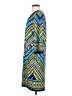 Chico's Print Blue Casual Dress Size Med (1) - photo 5
