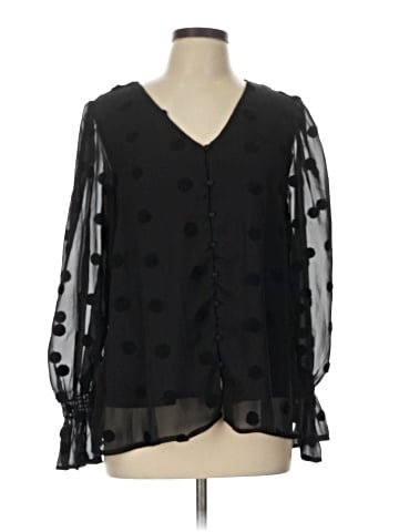 Blu Pepper Long Sleeve Blouse (view 1)