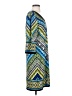 Chico's Print Blue Casual Dress Size Med (1) - photo 4