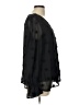 Blu Pepper 100% Polyester Black Long Sleeve Blouse Size L - photo 4
