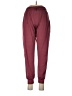 Real Essentials 100% Polyester Burgundy Track Pants Size M - photo 1