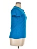 Chaps 100% Cotton Blue Short Sleeve Top Size XL (petite) - photo 4