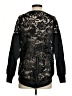 Pam & Gela Paisley Black Pullover Sweater Size S - photo 2