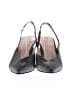 Ann Taylor Black Silver Heels Size 8 1/2 - photo 2