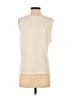 FRAME 100% Cotton Ivory Sleeveless T-Shirt Size S - photo 2