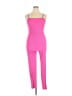 Shein Curve Solid Pink Jumpsuit Size 14 (1) - photo 1
