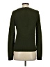 Theory 100% Merino Wool Solid Green Wool Pullover Sweater Size S - photo 2