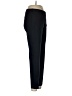 Ecru Solid Black Dress Pants Size M - photo 4