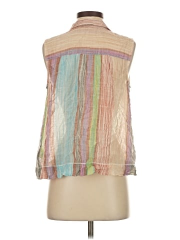 Holding Horses Sleeveless Button-Down Shirt (view 2)