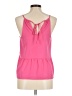 Olive and Oak 100% Polyester Solid Pink Sleeveless Blouse Size M - photo 2