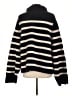 Khaite 100% Cashmere Stripes Black Cashmere Pullover Sweater Size L - photo 2
