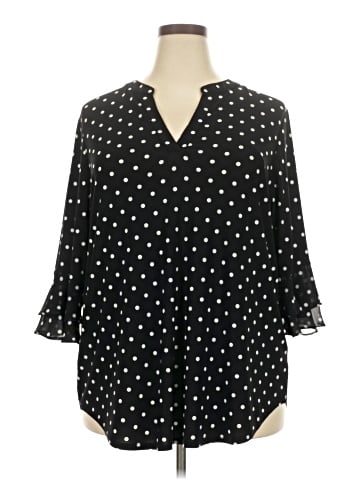 Kasper 3/4 Sleeve Blouse (view 1)