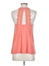 LC Lauren Conrad 100% Polyester Orange Sleeveless Blouse Size XS - photo 2