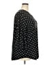 Kasper Polka Dots Black 3/4 Sleeve Blouse Size XXL (estimated) - photo 4