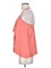 LC Lauren Conrad 100% Polyester Orange Sleeveless Blouse Size XS - photo 5