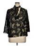 Hutch 100% Polyester Black 3/4 Sleeve Blouse Size XL - photo 1