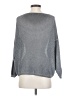 Assorted Brands Metallic Silver Pullover Sweater Size S (estimated) - photo 2