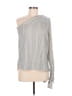 Robert Rodriguez Silver Long Sleeve Blouse Size 6 - photo 1