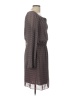 Max Studio Chevron-herringbone Gray Casual Dress Size L - photo 4