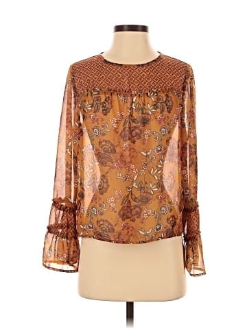 Jolt Long Sleeve Blouse (view 1)