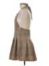 Love & Piece Plaid Tan Cocktail Dress Size M - photo 5