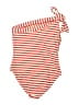 J.Crew Stripes Red Swimsuit Bottoms Size 14 - photo 2