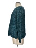 Faded Glory Tweed Teal Pullover Sweater Size L - photo 5