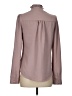 Express Outlet 100% Polyester Brown Long Sleeve Blouse Size XS - photo 2