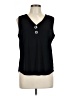 Love Scarlett Black Sleeveless Blouse Size L - photo 1