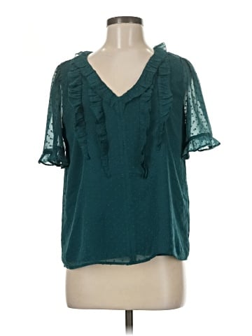Ann Taylor LOFT Short Sleeve Blouse (view 1)