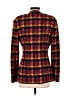 Carlisle 100% Silk Tweed Burgundy Silk Blazer Size 6 - photo 2