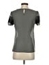 Ann Taylor LOFT 100% Polyester Gray Short Sleeve Top Size XS - photo 2