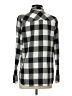 J.Crew Checkered-gingham Gray Long Sleeve Button-Down Shirt Size 2 - photo 2